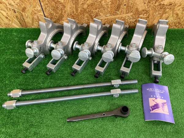 【長期保管未使用品】中野製作所 NS形手動式リングジャッキ NSR-100 ダクタイル管接合器具 g274拍卖