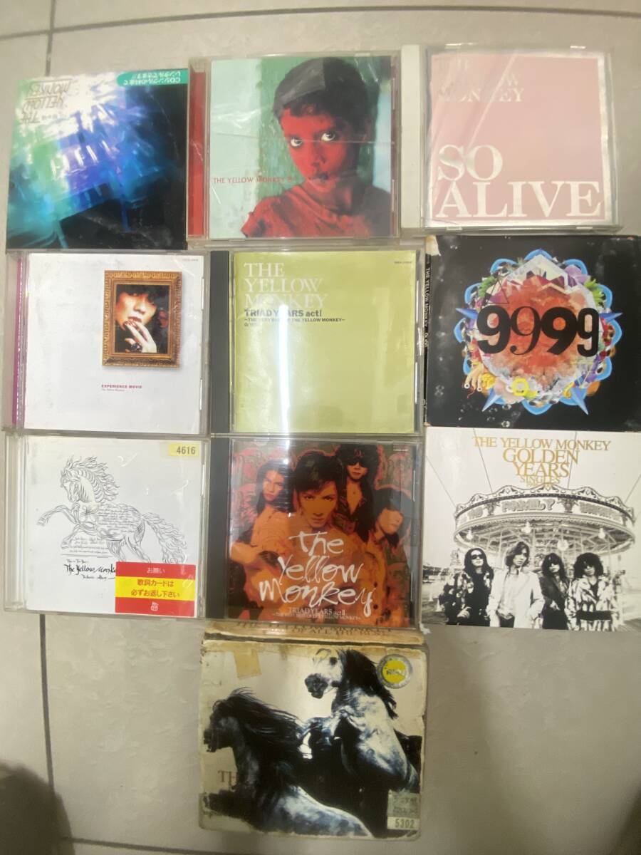 THE YELLOW MONKEY ベストアルバム 2CD CD +トリビュートアルバム CD+ライブ盤 CD+アルバム CD +シングル CD 計10枚セット拍卖
