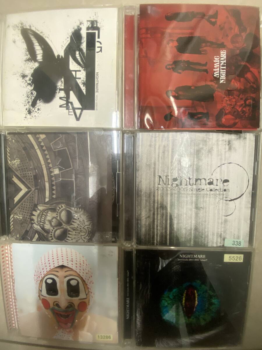 仙台貨物 アルバム CD+NIGHTMARE (ナイトメア)ベストアルバム 2CD ベストアルバム CD DVD +アルバム CD DVD+シングル CD 計6枚セット拍卖
