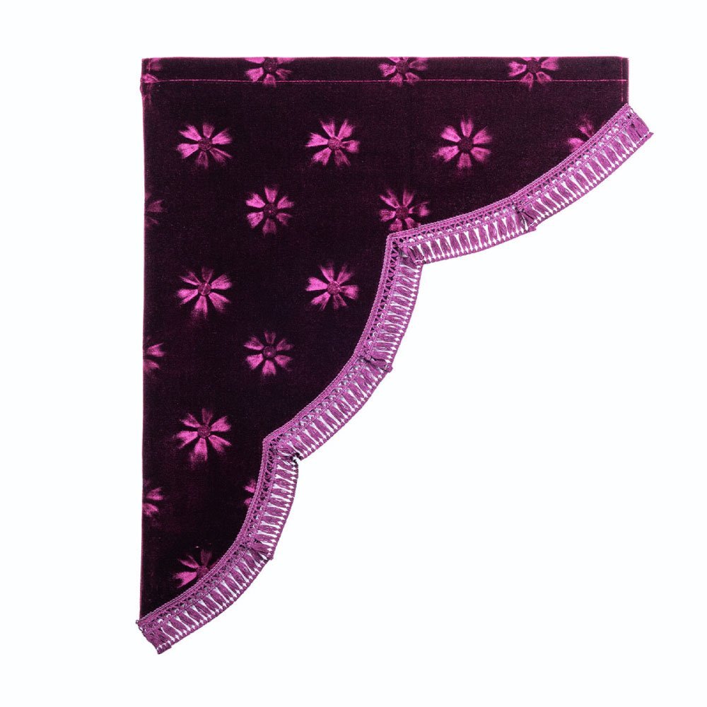 MADMAX トラック用品 金華山 コスモス サイドカーテン M寸 650x750mm ワインパープル 【送料800円】拍卖