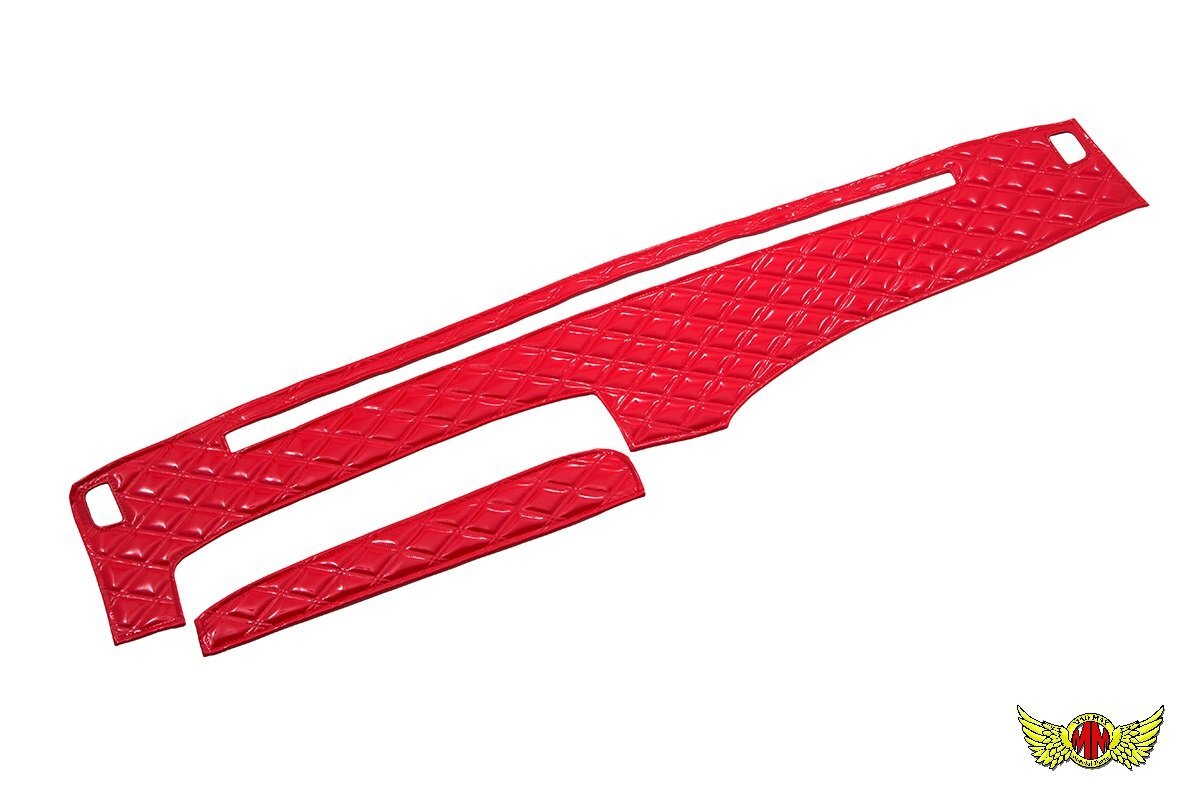 MADMAX トラック用品 月光ZEROダブル ダッシュマット レッド 日野 エアループ デュトロ標準 H23/10~【送料800円】拍卖