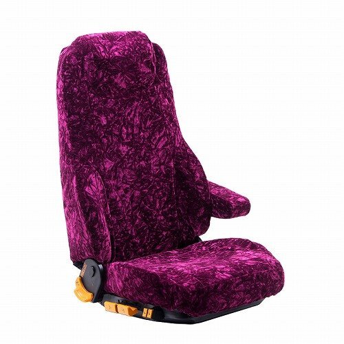 トラック用品 金華山 チンチラ 運転席 エアループデュトロ 標準 シートカバー ワインパープル【送料800円】拍卖