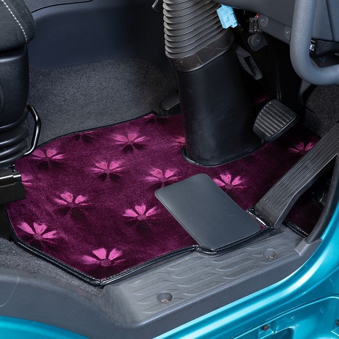 MADMAX トラック用品 金華山 コスモス フロアマット 運転席のみ ワインパープル 07フォワードワイド H19/05~【送料800円】拍卖