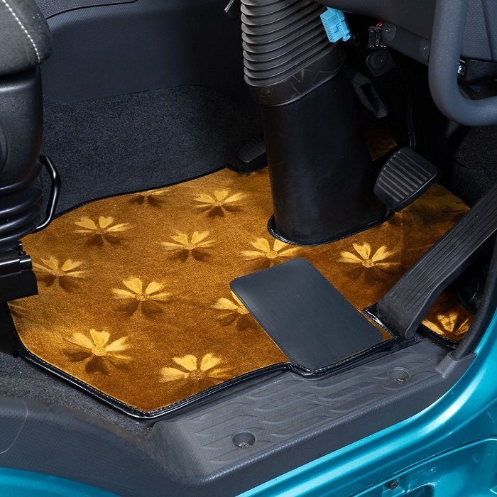 MADMAX トラック用品 金華山 コスモス フロアマット 運転席のみ ゴールド レンジャープロワイド H14/02~【送料800円】拍卖