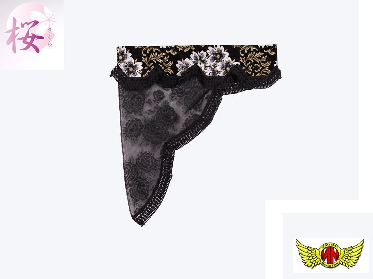 トラック用品 金華山 桜 さくら ロイヤルサイドカーテン L寸(700×850mm) ブラック/日野 いすゞ ふそう UD 大型 10t【送料800円】拍卖