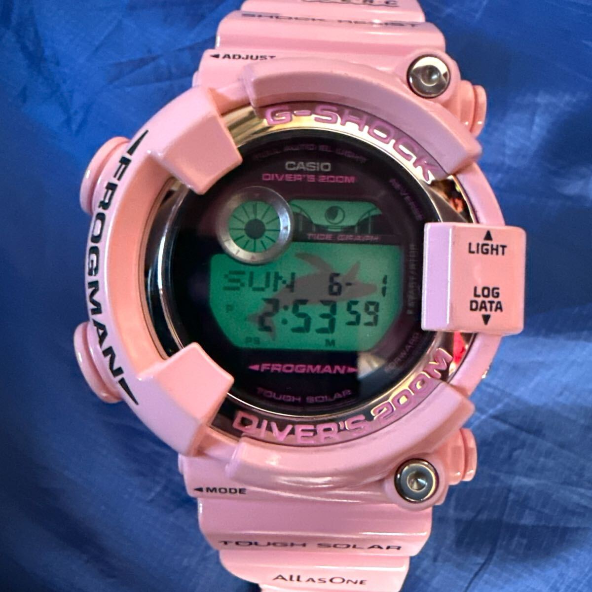 ★即決有★限定 イルカクジラ G-SHOCK GF-8250K-4JR イルクジ FROGMAN G-SHOCK GF-8250 フロッグマン Gショック タフソーラー G-SHOCK 美品拍卖