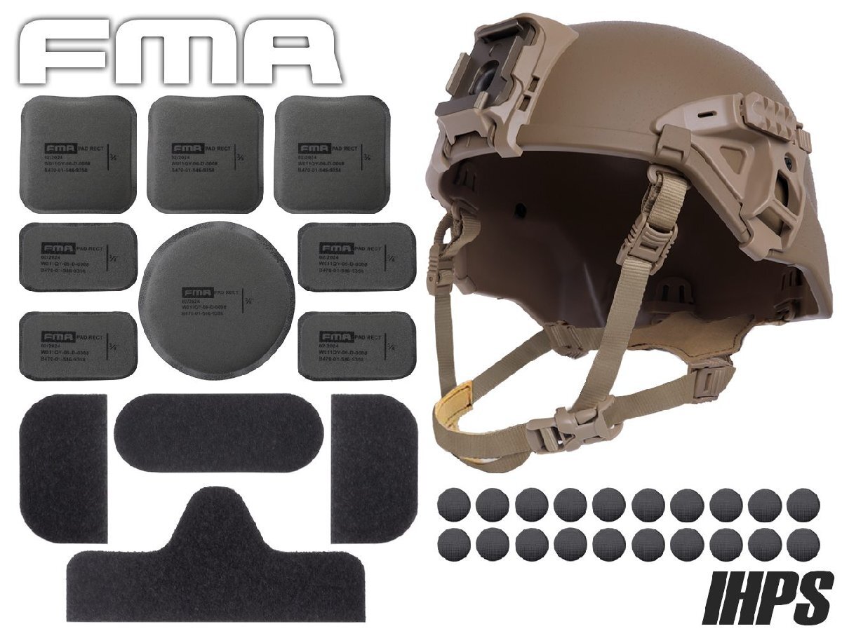 H7764D FMA OPS-CORE IHPS タクティカル ヘルメット L/XLサイズ拍卖