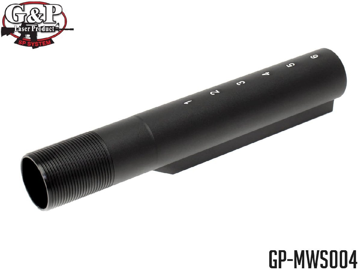 GP-MWS004 G&P M4 MWS バッファチューブ 6P BK拍卖