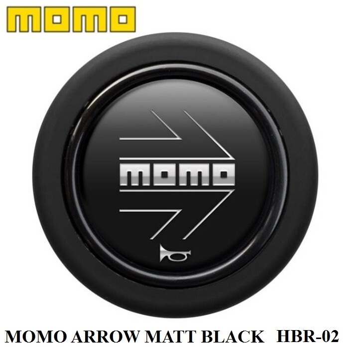 MOMO ホーンボタン HBR-02 MOMO ARROW MATT BLACK(モモアローマットブラック)センターリングありステアリング専用拍卖