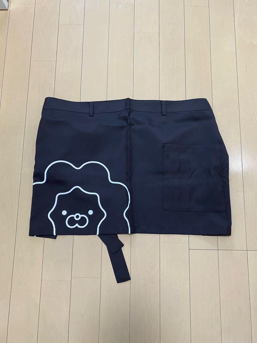 新品 【ミスタードーナツ】ポンデライオン カフェエプロン ブラウン M/ミスド/腰巻きエプロン/エプロン拍卖