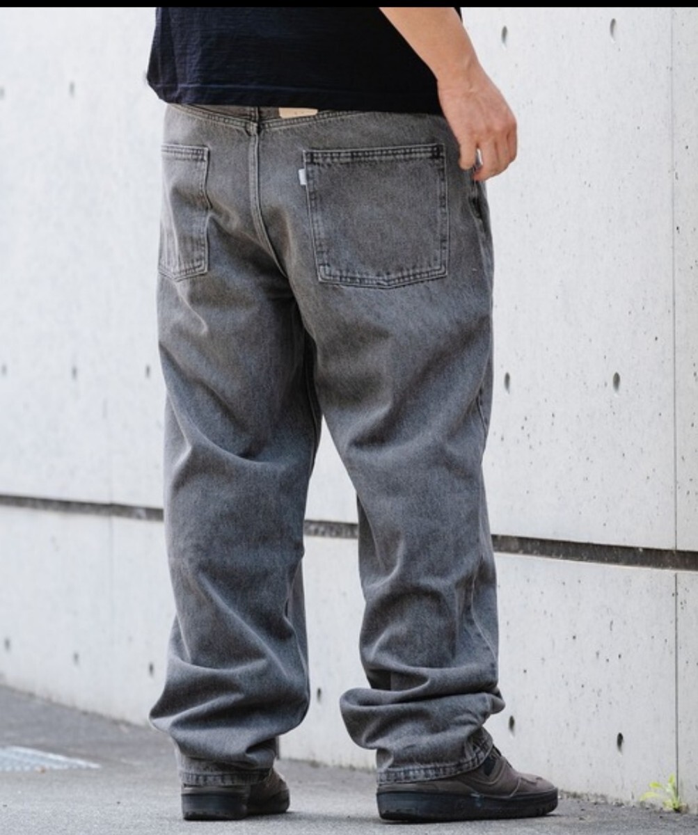 新品 定価13200 リーバイス シルバータブ ルーズ ストレート デニム W36 L32 silverTab LEVI'S ブラック ウォッシュ メンズ ジーンズ拍卖