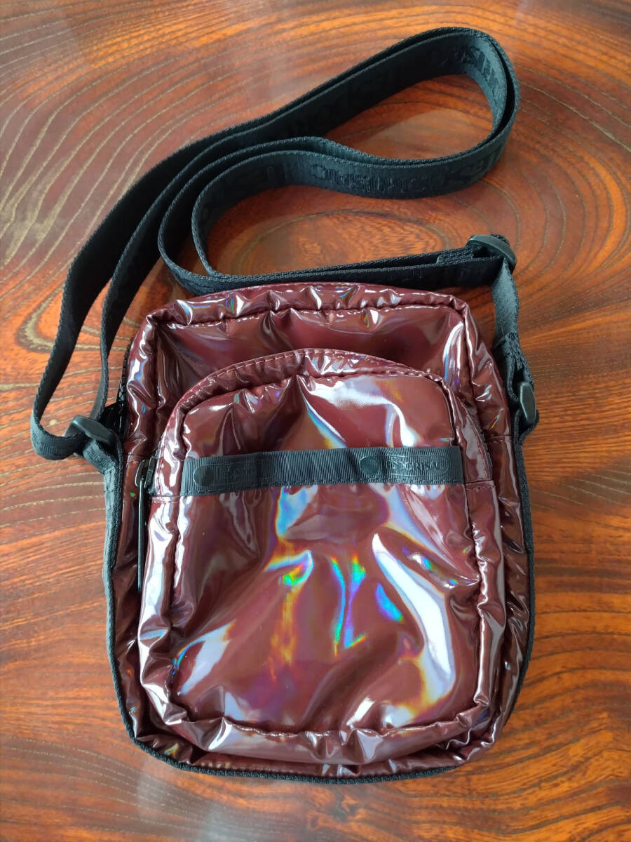 レスポートサック「チャーリークロスボディ」(小型ショルダーバッグ) 艶ありブラウン (F434 ポラリスドーン)拍卖