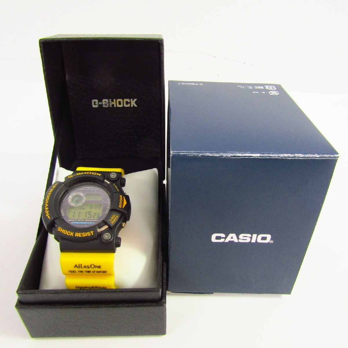 CASIO カシオ G-SHOCK ジーショック MASTER OF GFROGMAN GW-204K-9JR 腕時計 箱付き ▼AC26293拍卖