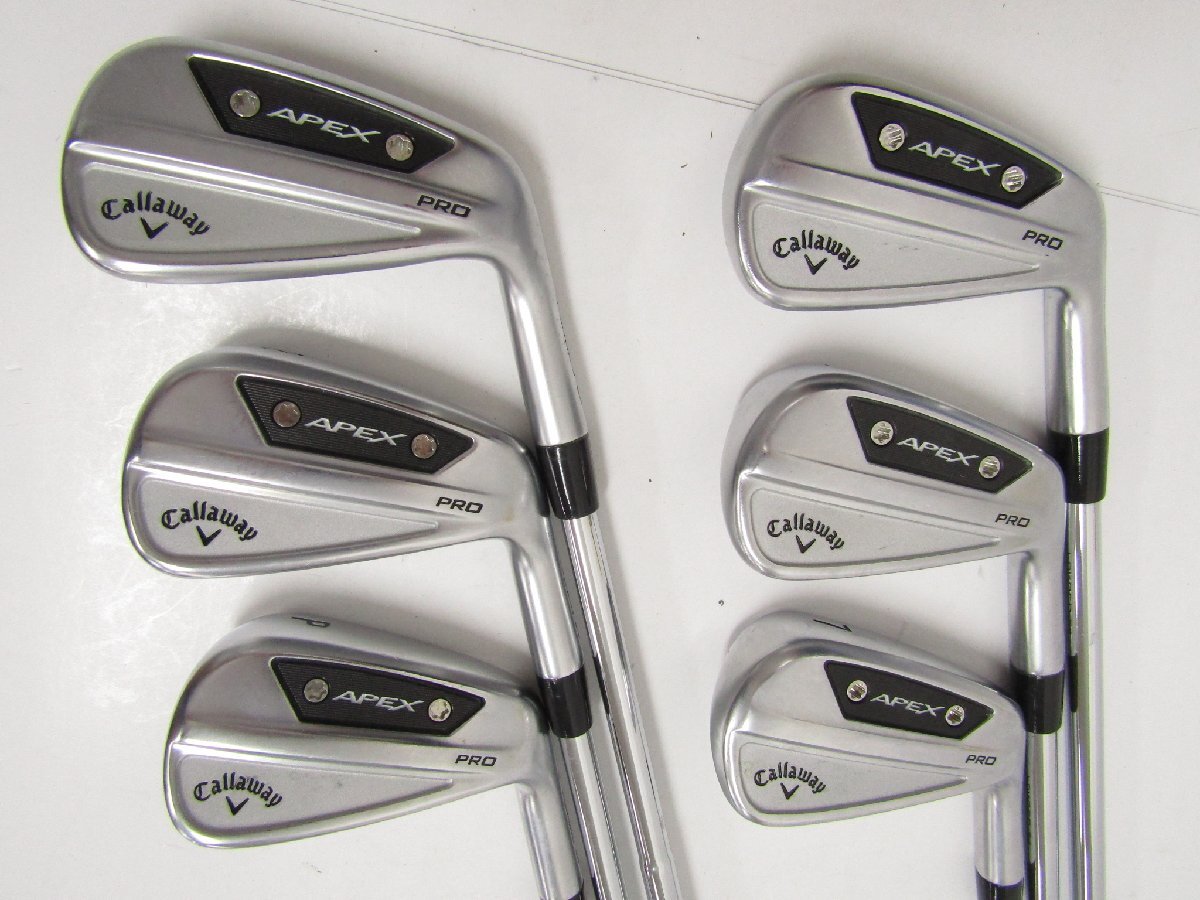 Callaway キャロウェイ APEX PRO 2024 5~9・P アイアン Dynamic gold MID 115 flex:S200 6本セット ∩SP10690拍卖