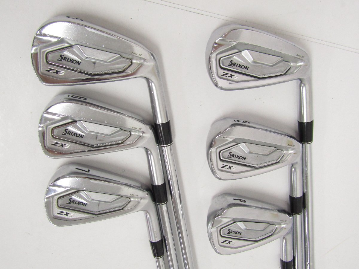 SRIXON スリクソン ZX5 MKII 5~9・P アイアン MODUS 105 DST flex:S 6本セット ∩SP10696拍卖