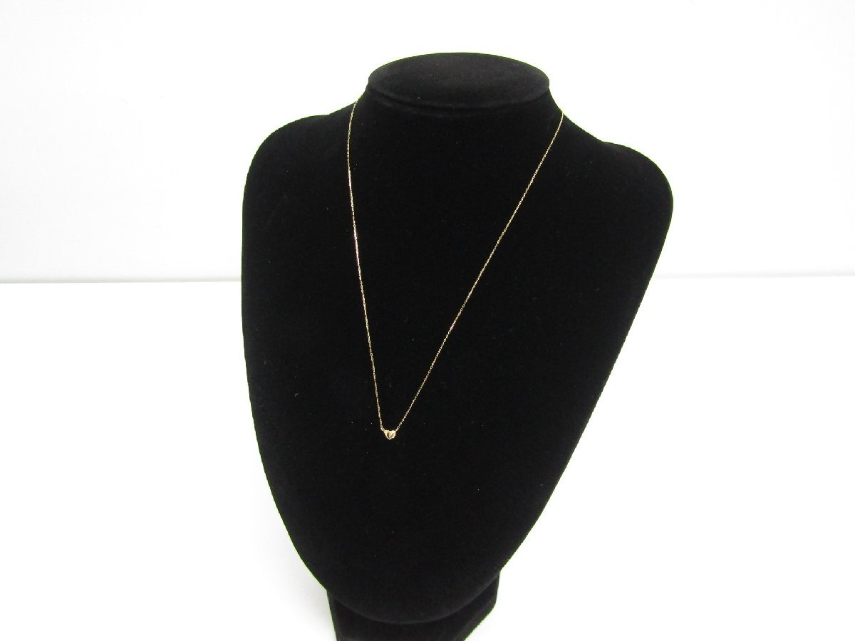 K18 金 ゴールド ネックレス 約0.9g 約40cm★AC26265拍卖
