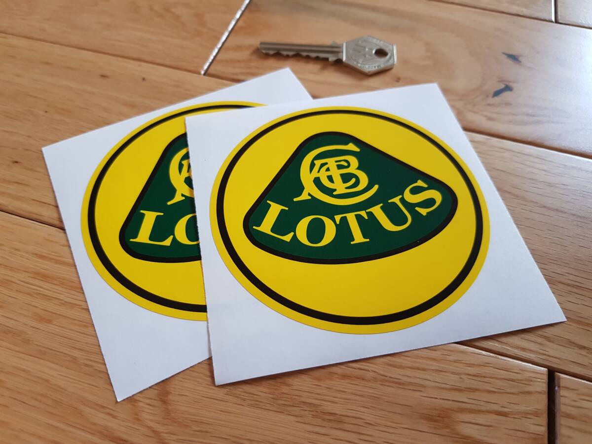 LOTUS ロータス 100mm 車 バイク ステッカー デカール 送料無料拍卖