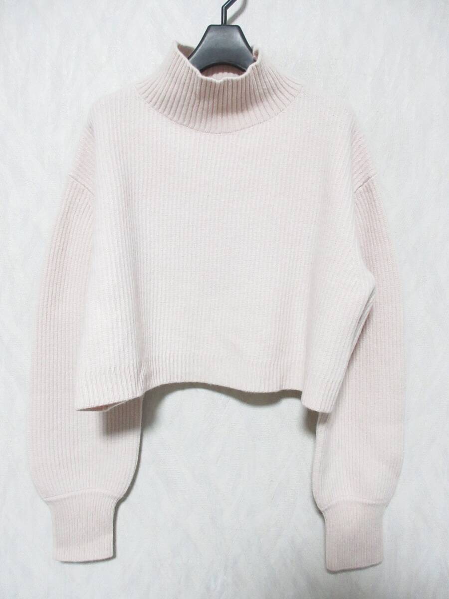 Apuweiser-riche アプワイザーリッシェ 22AW ウールカシミヤショートニット セーター 22450630 レディース 2 ピンク kn2472拍卖