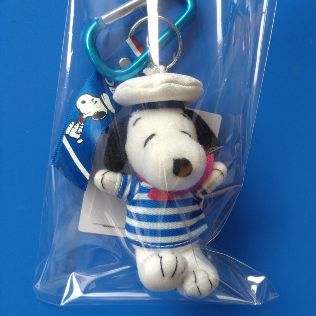 ★スヌーピー★スヌーピータウン三宮店限定★カラビナ付きマスコット★マリンスヌーピー★新品タグ付き★ラスト!!拍卖
