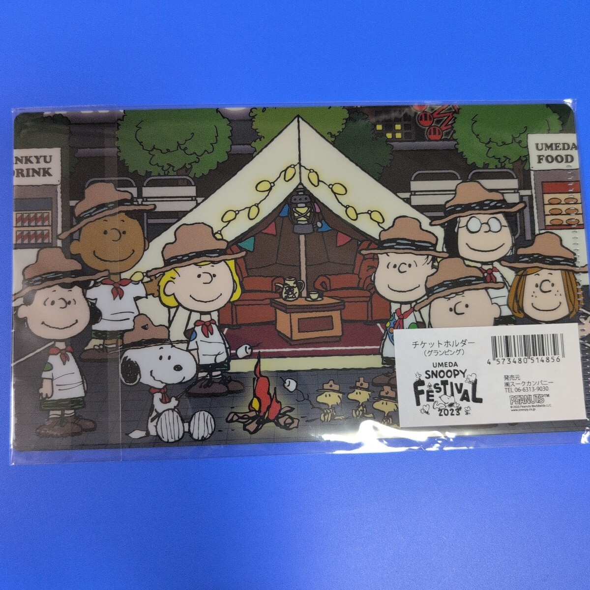 ★スヌーピー★阪急百貨店【うめだスヌーピーフェスティバル2023】限定★チケットホルダー★グランピング★ラスト!拍卖