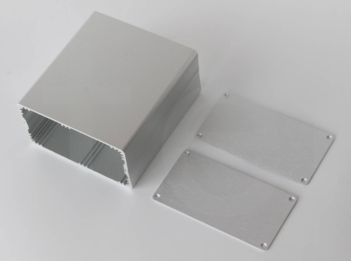 送料410円 総アルミ製シャーシケース N126313 プリント基板1.6 2.0mm対応 切替機 USB DAC アナログ電源 デジタルアンプ 等DIY自作に拍卖