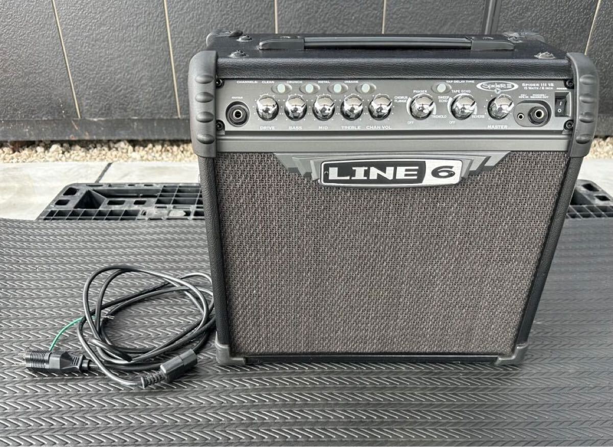 LINE6 SPIDERⅢ 15 15W 8inch アンプ エレキギター ギター用 機材 GA24062201拍卖