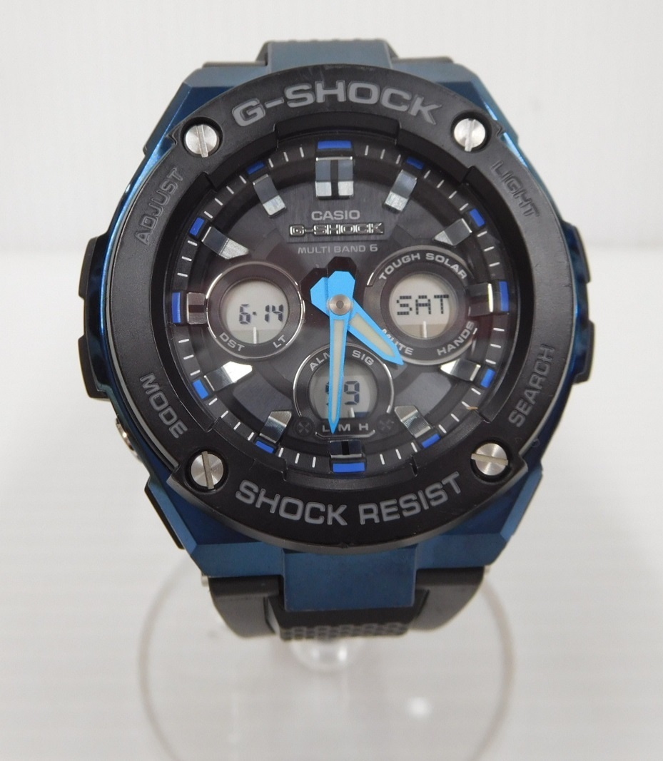 CASIO カシオ G-SHOCK GST-W300G マルチバンド6 タフソーラー 本体のみ 中古囗T巛拍卖