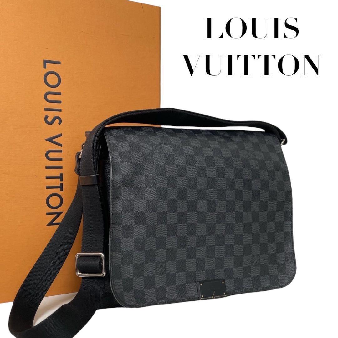 ルイヴィトン ダミエグラフィット ディストリクトMM ショルダーバッグ 4677拍卖