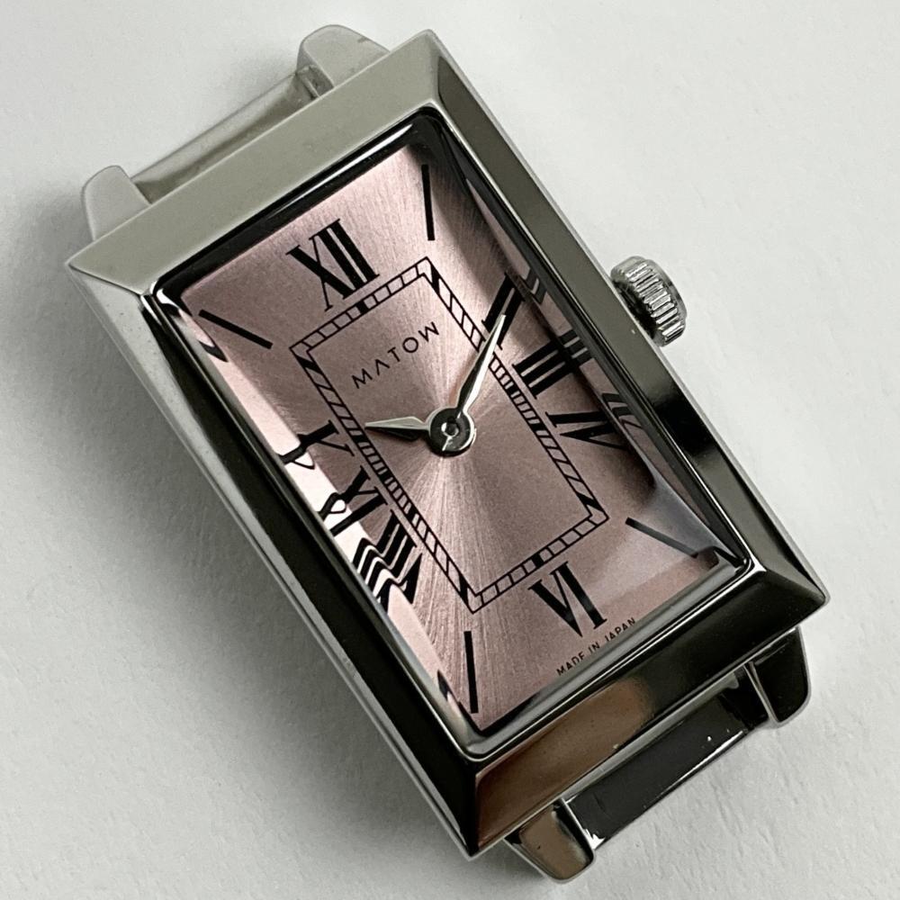 MATOW マトウ 腕時計 レディース 日本製 シルバー ピンク mw002003 アナログ ベルトなし ヘッドのみ 付属品なし 未使用拍卖