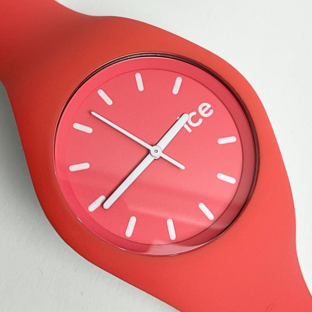 美品 アイスウォッチ 腕時計 ice watch 蛍光 オレンジ ピンク ホワイト レディース メンズ ユニセックス シリコン アナログ 付属品なし拍卖