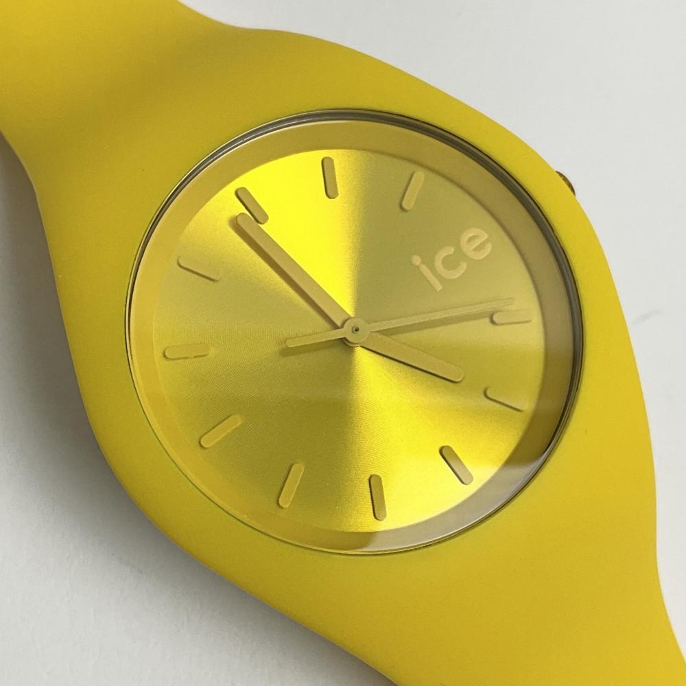 アイスウォッチ 腕時計 ice watch 017909 シトラス イエロー ミディアム レディース メンズ ユニセックス アナログ シリコン 付属品なし拍卖