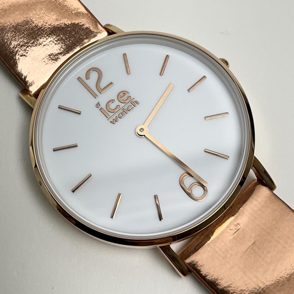 アイスウォッチ 腕時計 ice watch 015091 スパークリング メタル ローズゴールド レディース アナログ 付属品なし拍卖