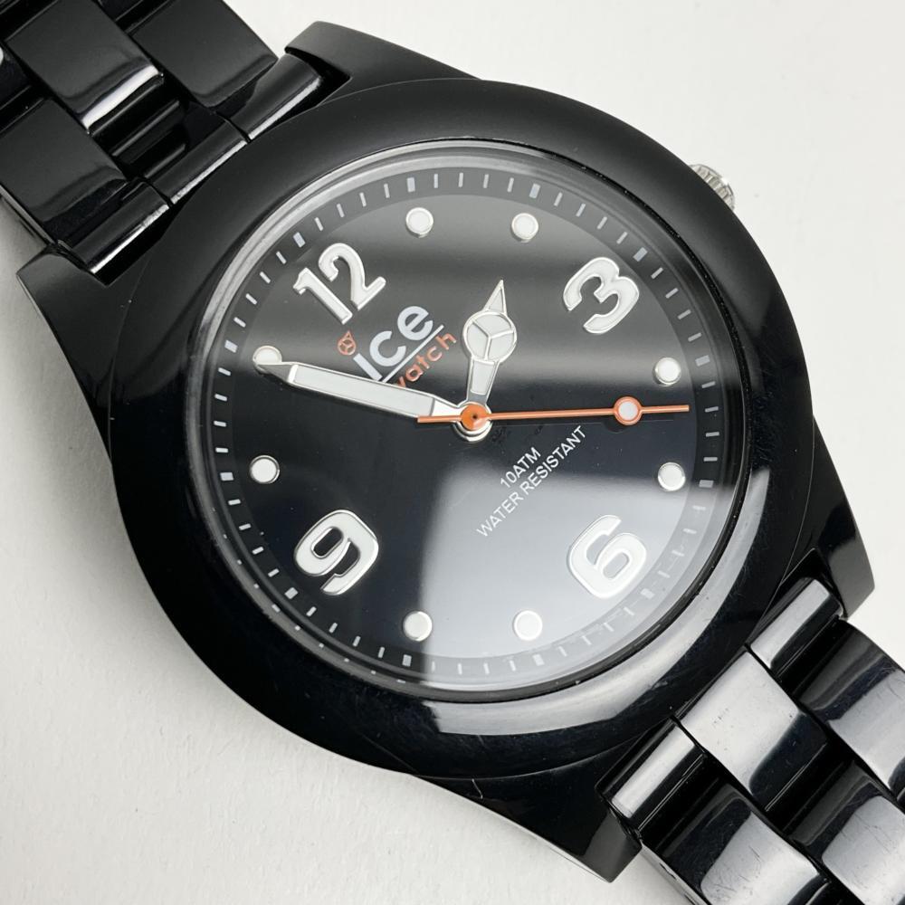 アイスウォッチ 腕時計 ice watch 015777 アイス スリム ブラック レディース アナログ 付属品なし拍卖