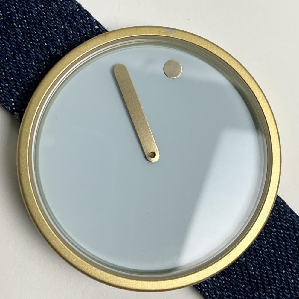 PICTO ピクト 腕時計 43332 5220MG ゴールド ブルー デニム メンズ レディース ユニセックス アナログ 付属品なし拍卖