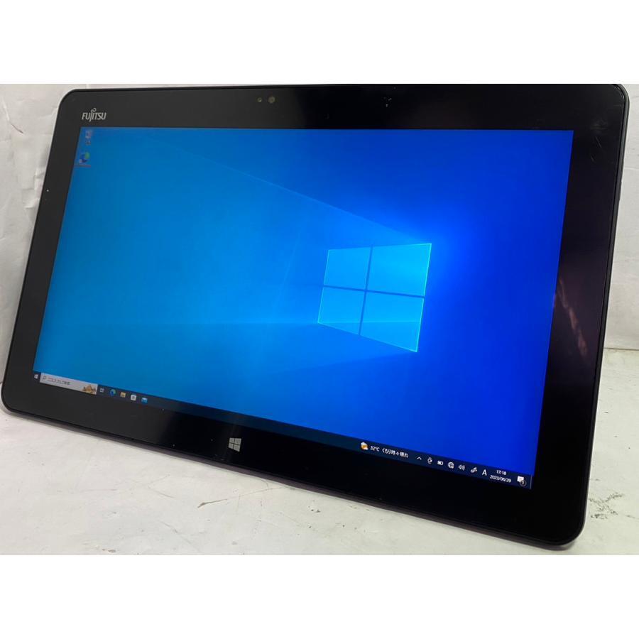 FUJITSU arrows Tab R727/R Core i5-7300U 2.6GHz/4GB/SSD128GB/12インチ/OS WINDOWS 11 64BIT/Open Office 中古ノート 保護フィルムあり拍卖