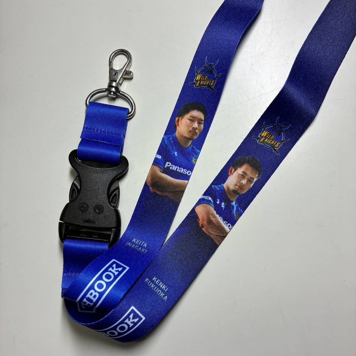 ★Panasonic★パナソニック WILD KNIGHTS ネックホルダー◆タフブック×ワイルドナイツ(ラグビー)★稲垣啓太/福岡堅樹拍卖