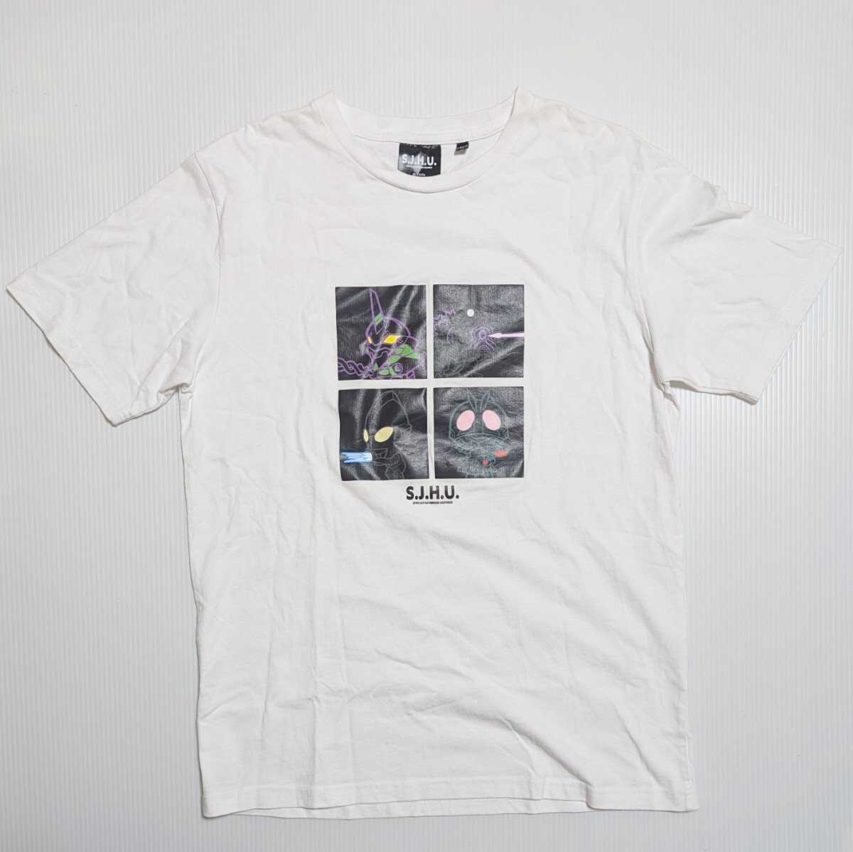 SHIN JAPAN HEROES UNIVERSE S.J.H.U Tシャツ シン・仮面ライダー ゴジラ エヴァンゲリオン劇場版 ウルトラマン サイズL a028拍卖