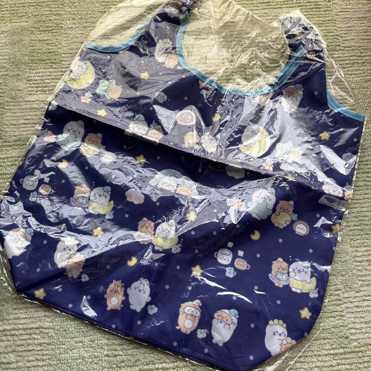 送料込!しろたん らっこいぬ エコバッグ 手提げ 大きめ バッグ拍卖