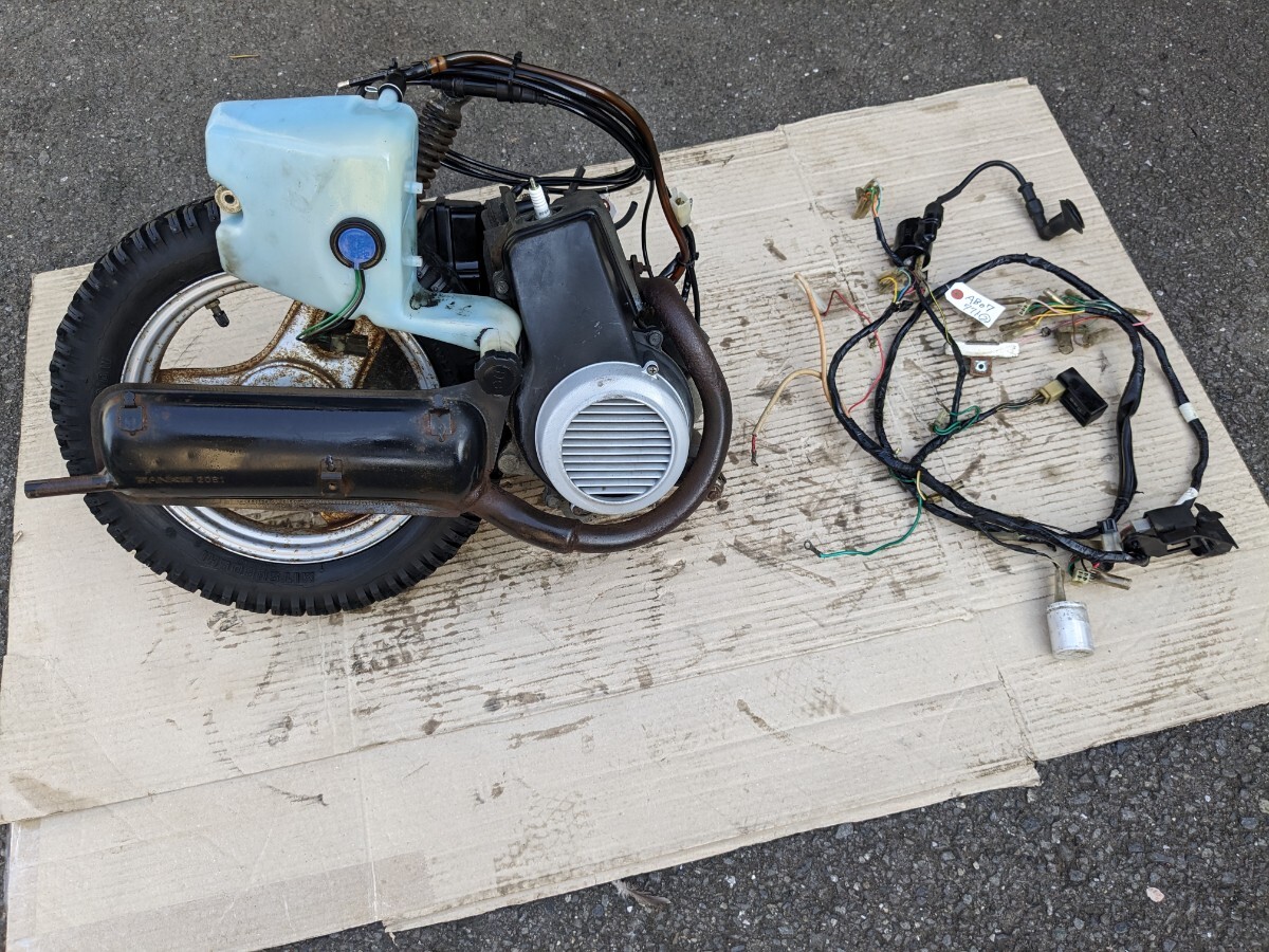 HONDA ホンダ AB07 タクト 初期 tact フルバック エンジン ハーネス セット チャンバー キャブ エアクリーナー イグニッション拍卖