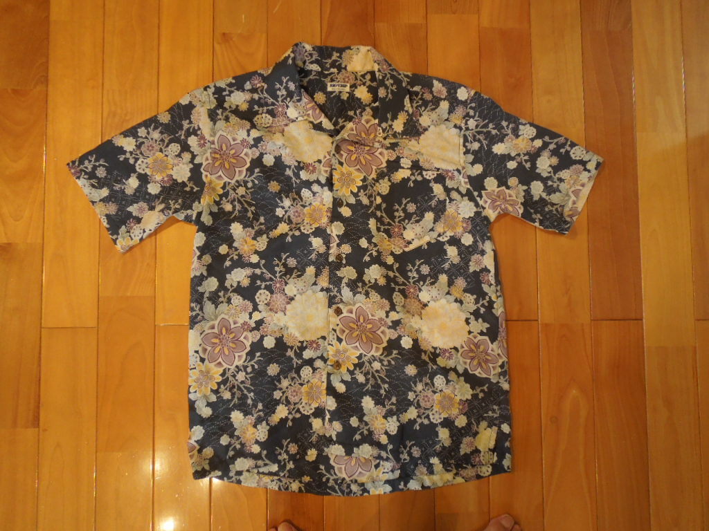 BIG TRIP 和柄アロハシャツ Mサイズ拍卖