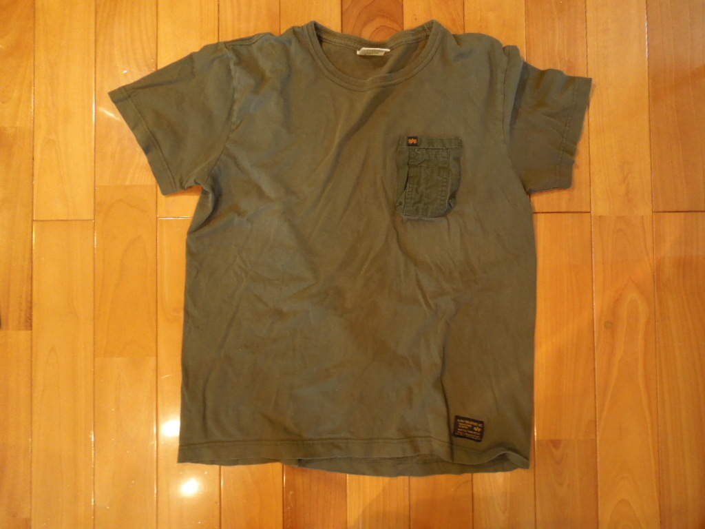 ALPHA INDUSTRIES.INC アルファインダストリーズ 半袖Tシャツ Lサイズ拍卖