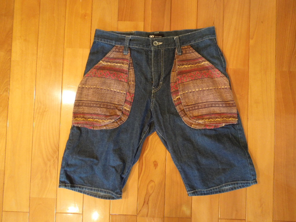 CONCAVE ATTEMPT デニムハーフパンツ サイズSMALL(32インチ)拍卖