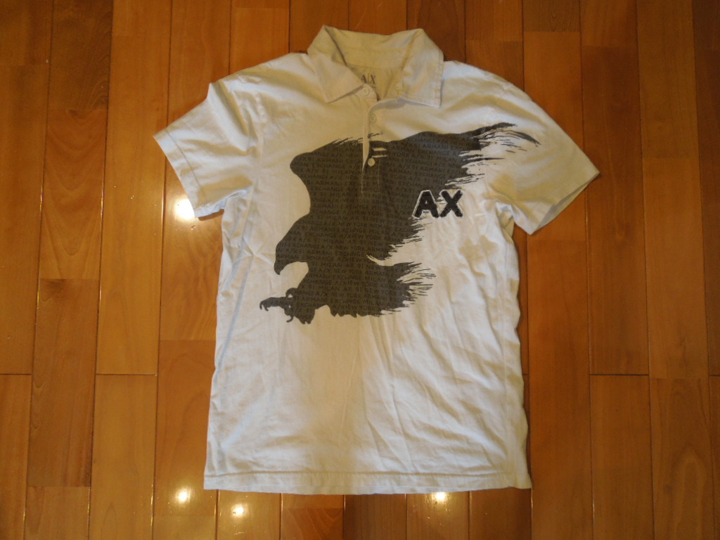 ARMANI EXCHANGE アルマーニエクスチェンジ 半袖ポロシャツ Sサイズ拍卖
