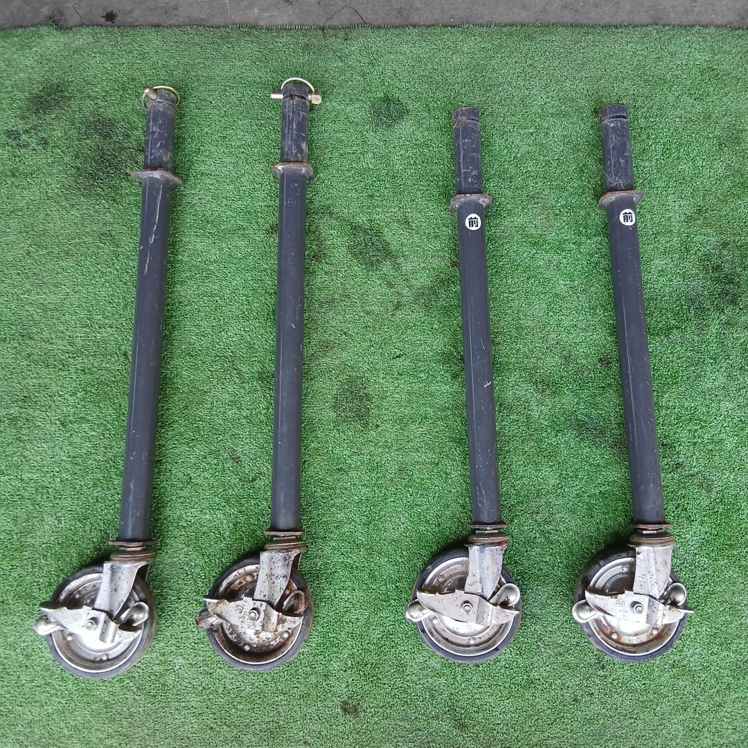 クボタ 田植え機 NSU 87 後ろ 苗乗せ台 キャスター U85-IK 4本 セット倉庫内保管 動画良好拍卖