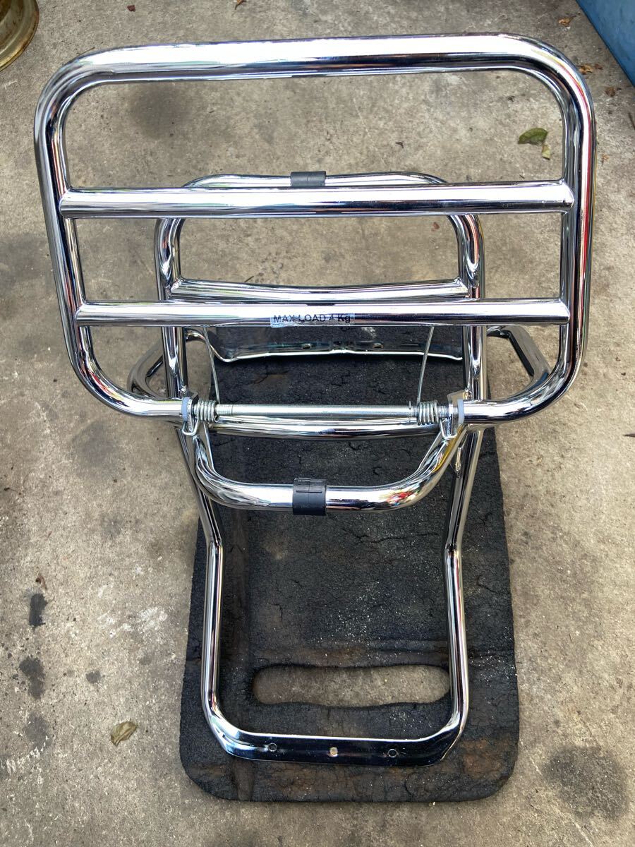 VESPA PIAGGIO 純正 リアキャリア P/PX LML euro3 FL1/2 等 ベスパオリジナル ピアジオ グラブバー付き 拍卖