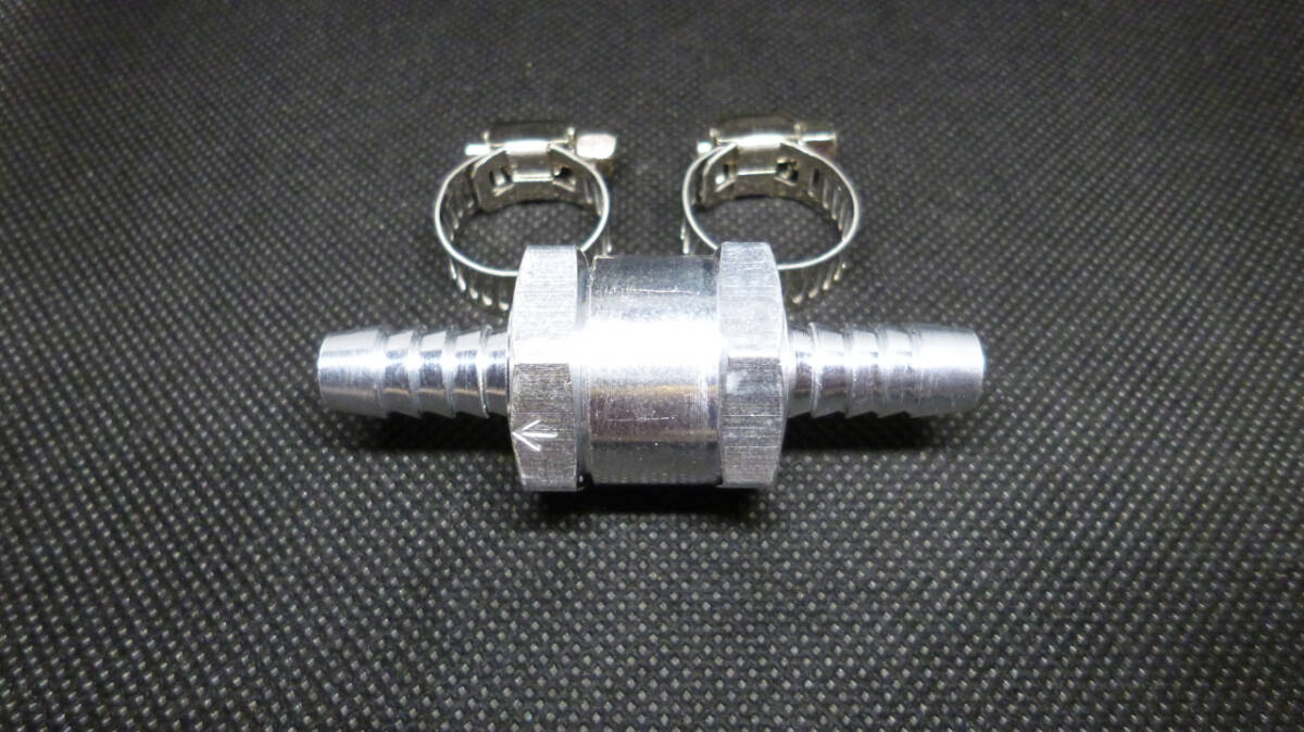 【送料無料】9mmアルミ製ワンウェイバルブ 分解可能 内圧コントロールバルブ拍卖
