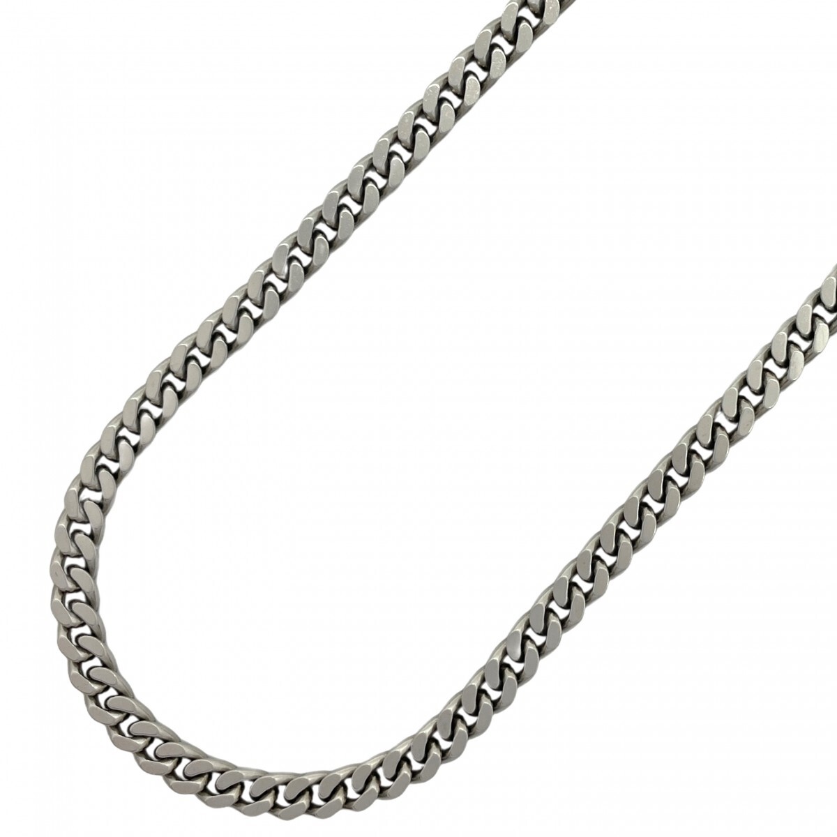 【5khe043】喜平 ネックレス Pt850 プラチナ 2面 シングル 61.2cm 59g キヘイ【中古】メンズ レディース ユニセックス拍卖