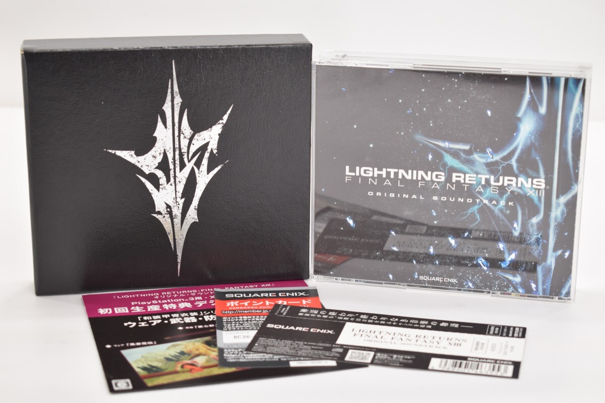 初回生産限定BOX 帯付 CD FF13 ファイナルファンタジー13 ライトニングリターンズ オリジナルサウンドトラック ゲーム 音楽 RQ-292K/704拍卖