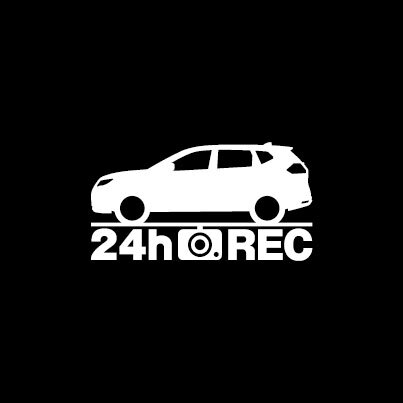 【ドラレコ】日産 エクストレイル【T32系】後期型 24時間 録画中 ステッカー拍卖