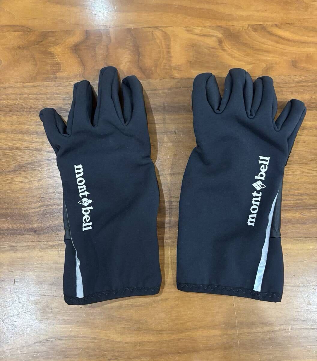 【送料無料】美品 モンベル ウインドストッパー サイクルグローブ Men's Mサイズ スマホ対応拍卖
